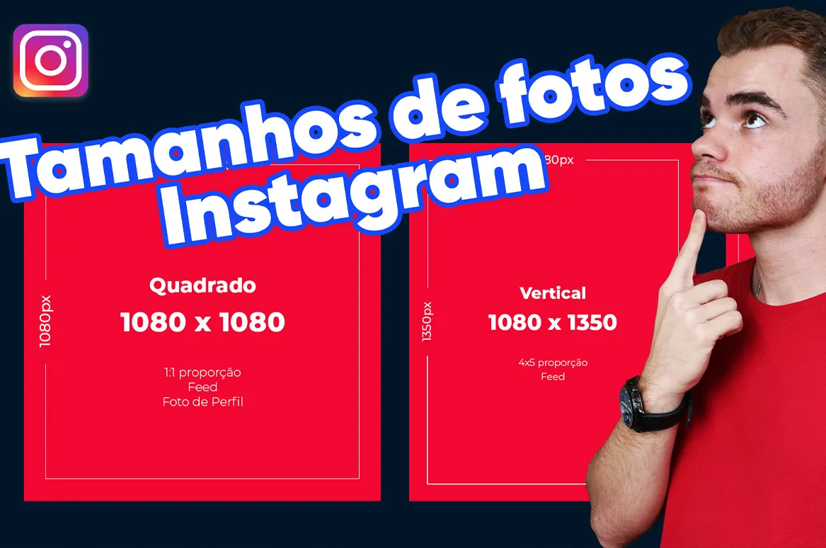 tamanho de foto para Instagram